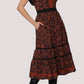 Lost + Wander “Lady of Siena” Dress - Brown Floral