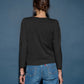 Nation LTD "Amelie" Envelope Neck Top-Jet Black
