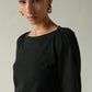 Nation LTD "Amelie" Envelope Neck Top-Jet Black