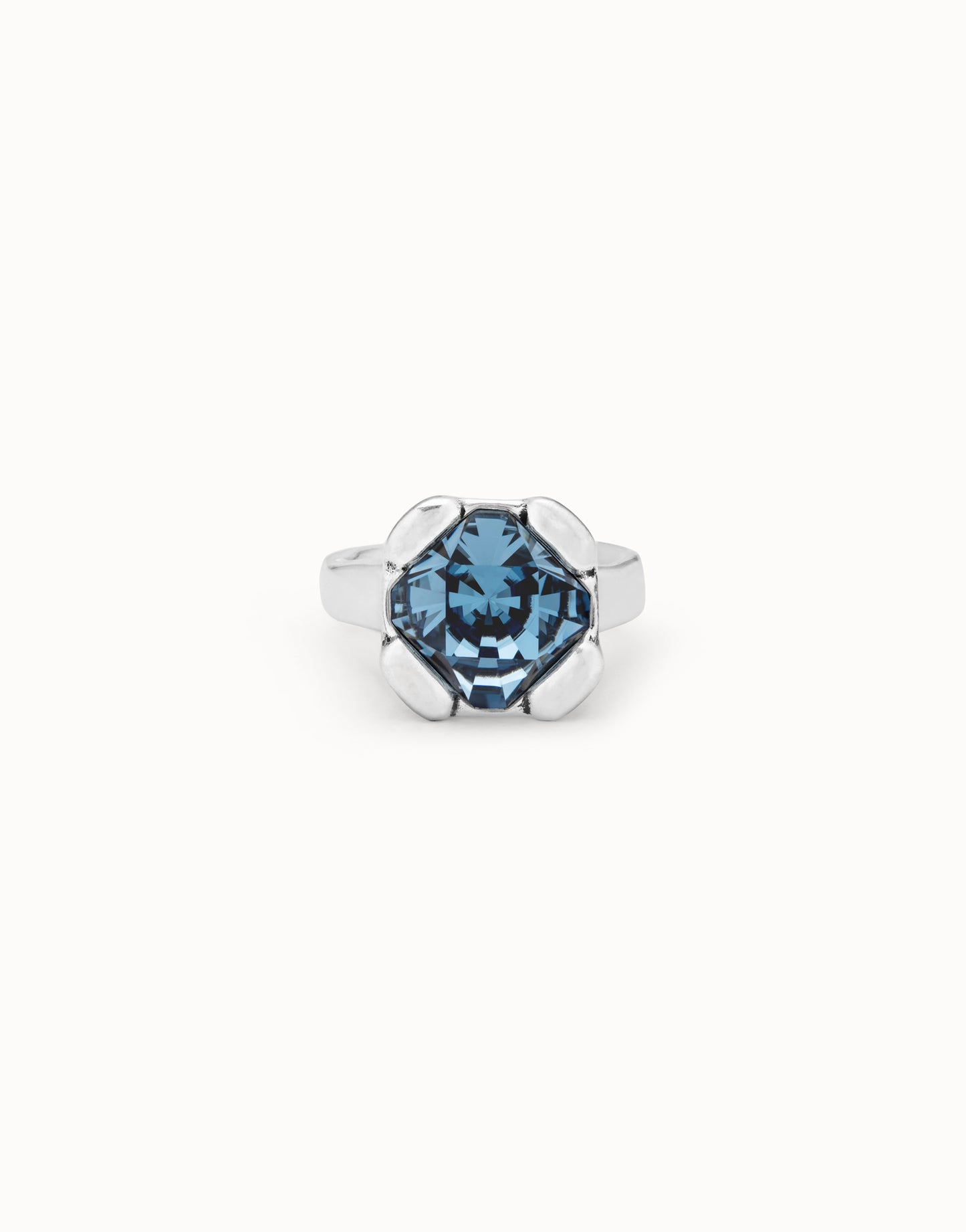 Uno de 50 "Rock n Blue" Ring-Silver