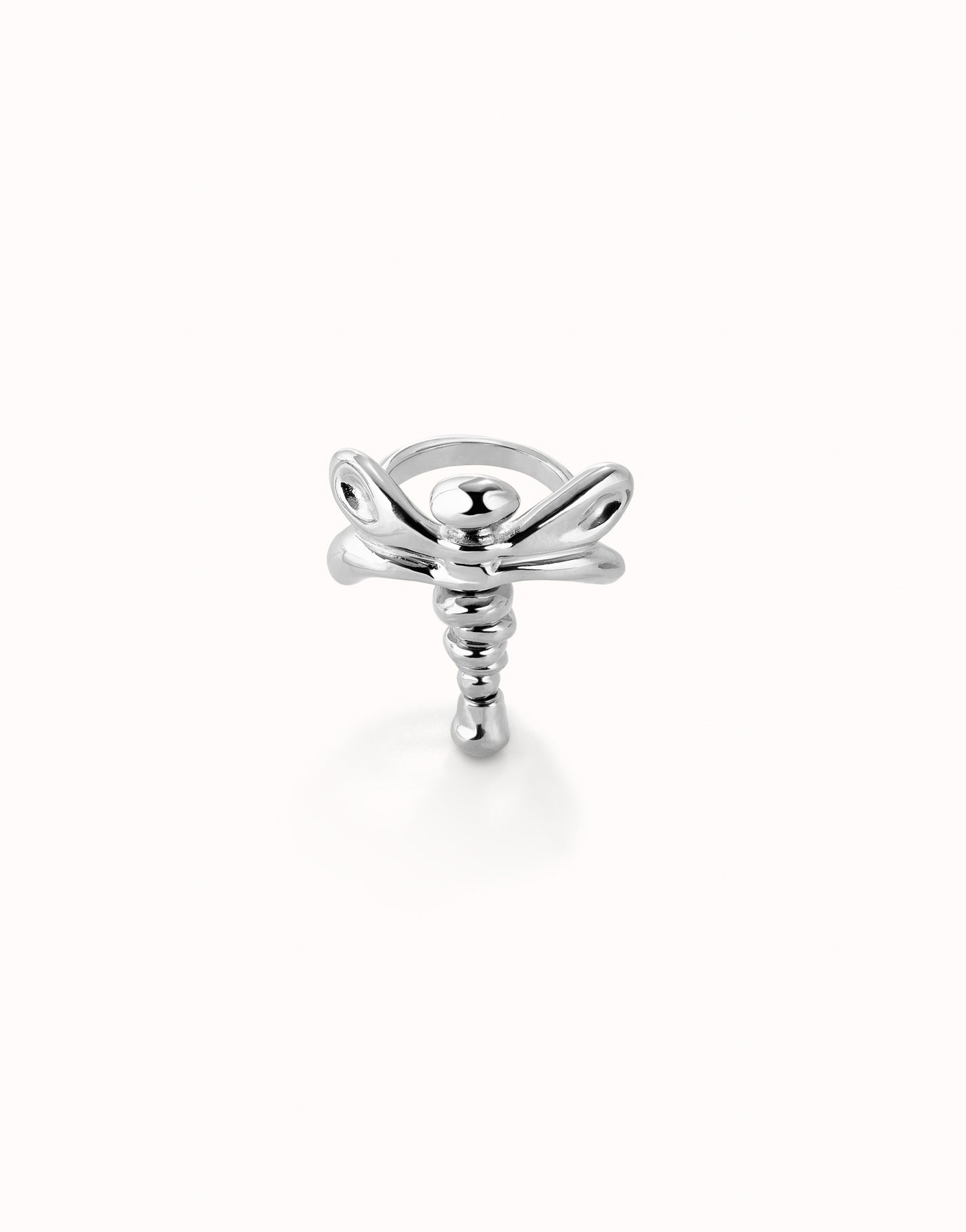 Uno de 50 "To be Rebelled" Dragonfly  Ring-Silver