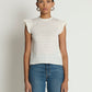 Nation LTD “Ashley” Ruffle Tank - Porcelain