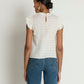 Nation LTD “Ashley” Ruffle Tank - Porcelain