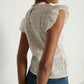 Nation LTD “Ashley” Ruffle Tank - Porcelain