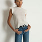 Nation LTD “Ashley” Ruffle Tank - Porcelain
