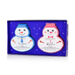 Spongelle Holiday Snowman Gift Set- Winter Wonderland - Snow Orchid & White Rose