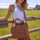 Hobo Bags "Sheila" Medium Satchel-Harvest Wheat