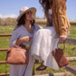 Hobo Bags "Sable" Wristlet- Burnished Saddle