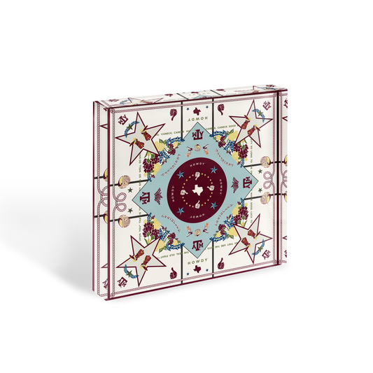 Saturday Silks "Texas A&M Aggies" Acrylic Block