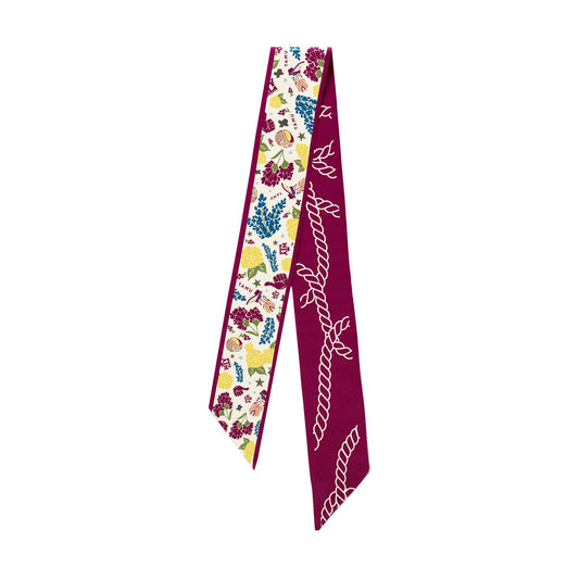 Saturday Silks "Texas A&M Aggies" Skinny Scarf