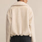 Z Supply Amethyst Fur Jacket - Crystal