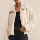Z Supply Amethyst Fur Jacket - Crystal