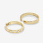 Melinda Maria "Ashley" Reversible Hoops 1"-Gold
