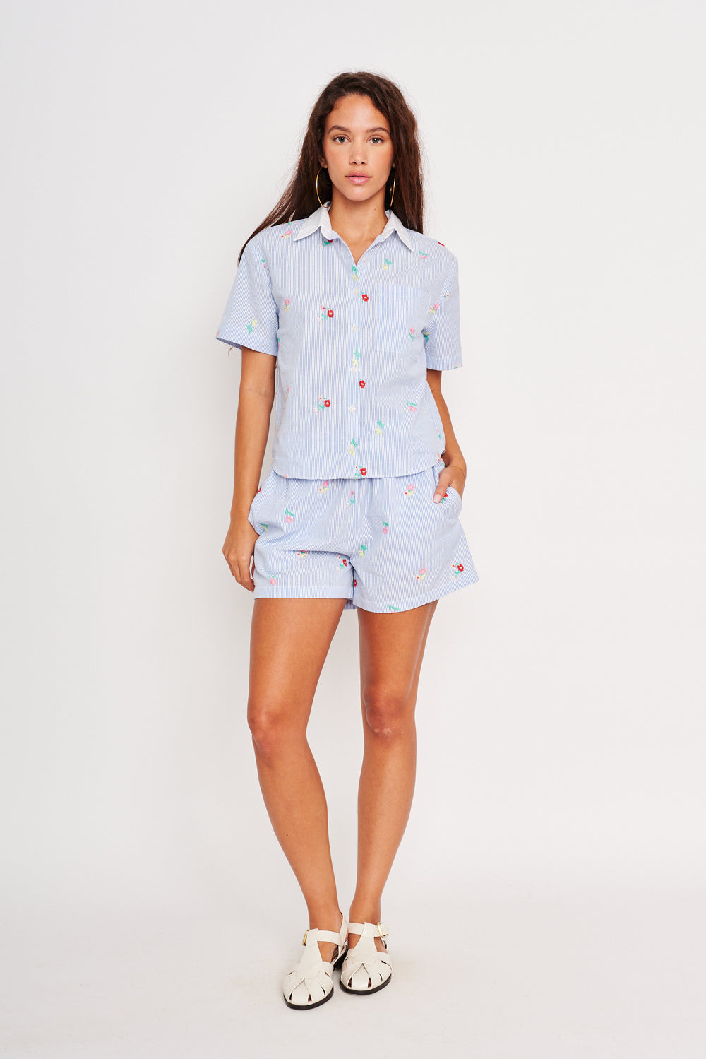 dRA “Benson” Short - Blue Stripe