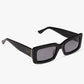 Diff Eyewear “Indy” Black Grey Polarized Sunglasses