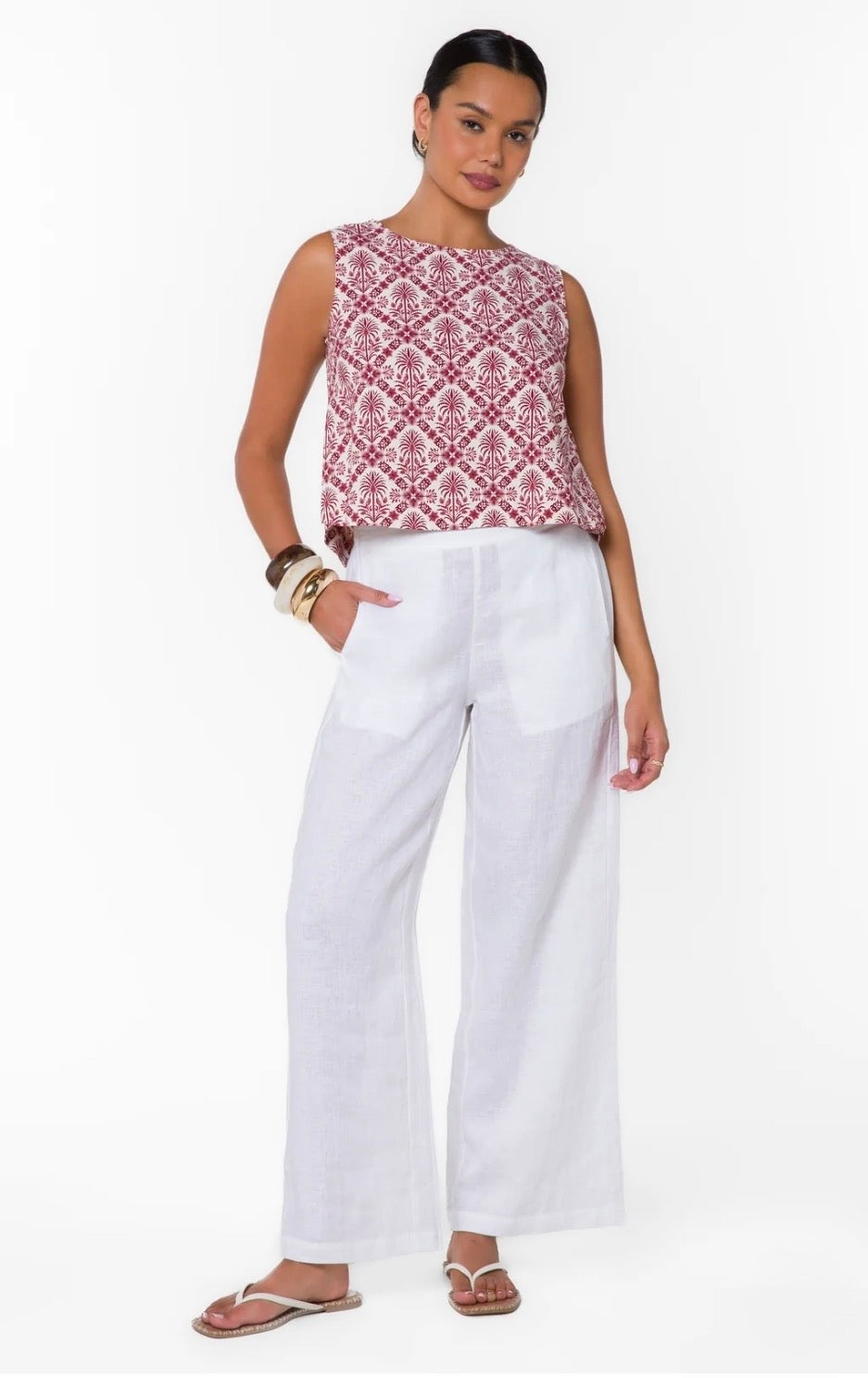 Velvet Heart "Bora" Sleeveless Tank-Paradise Tiles