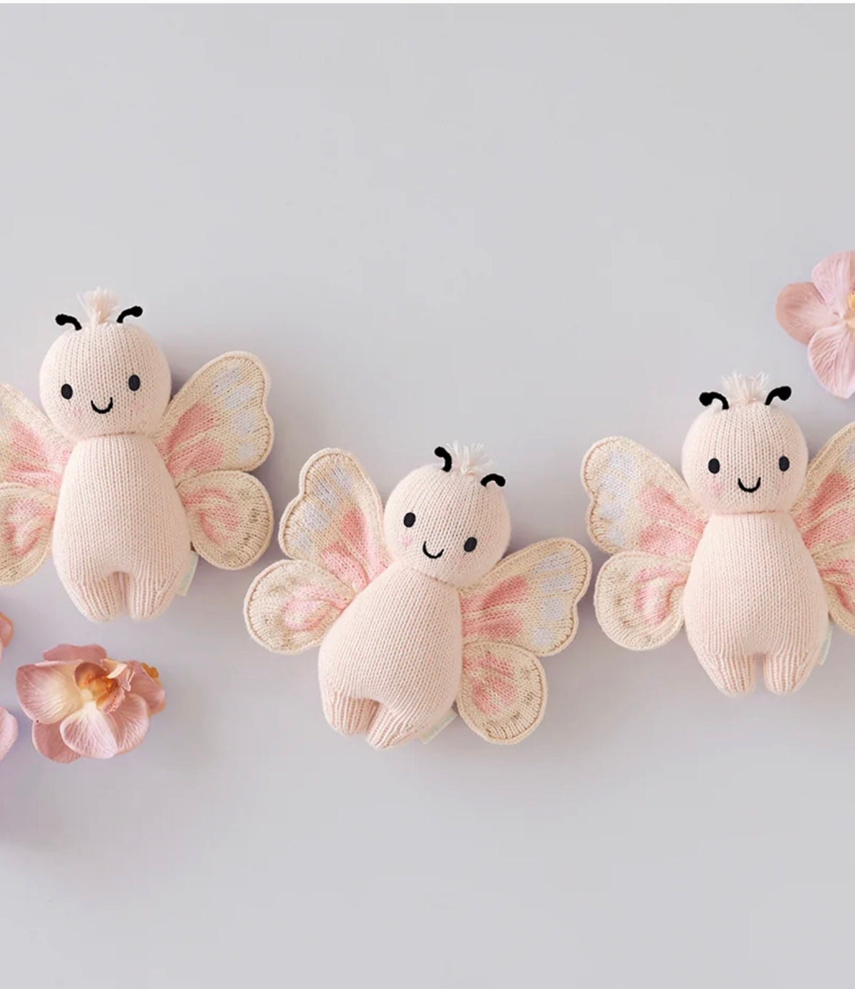 Cuddle + Kind “Baby Butterfly"-Petal Pink