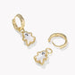 Kendra Scott Ghost Huggie Earring-Gold White MOP