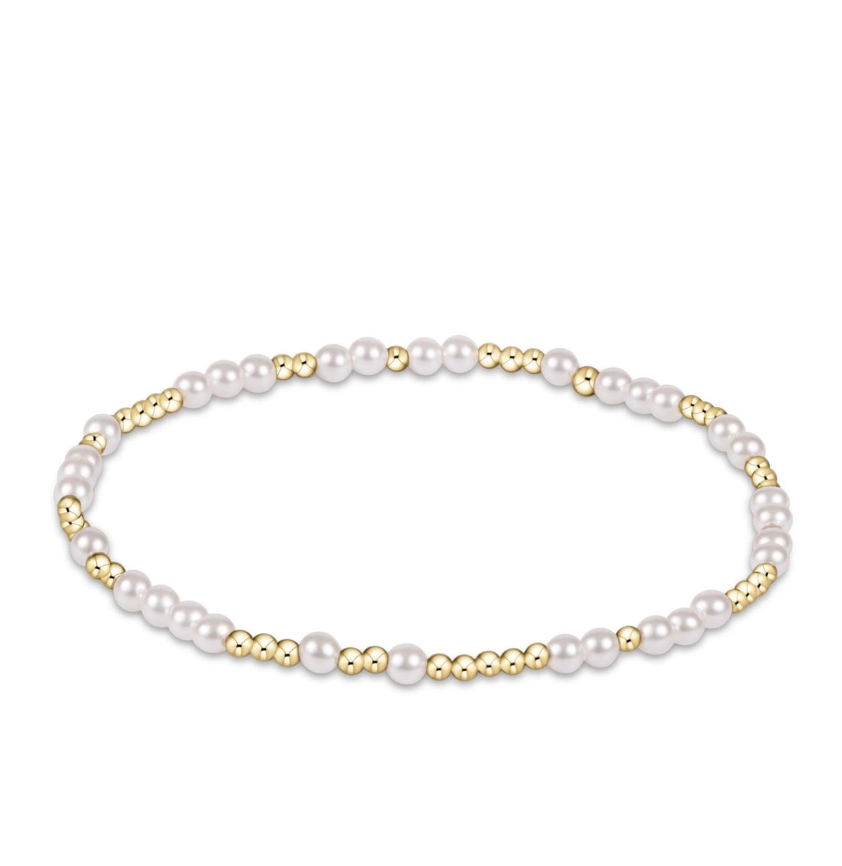 Enewton EGIRL "Hope Unwritten" Pearl Bracelet-3mm Gold