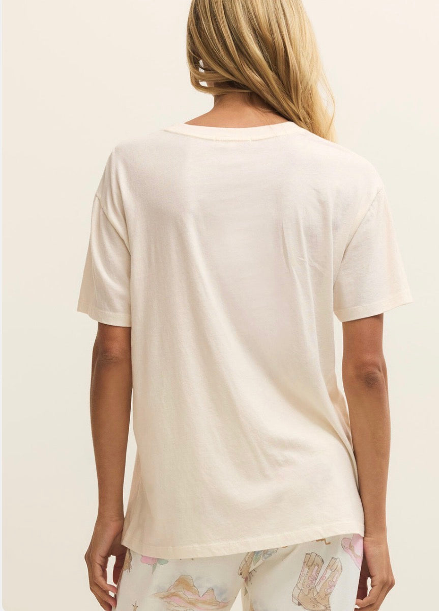 Z Supply Howdy Horses Boyfriend Tee-Vanilla Ice