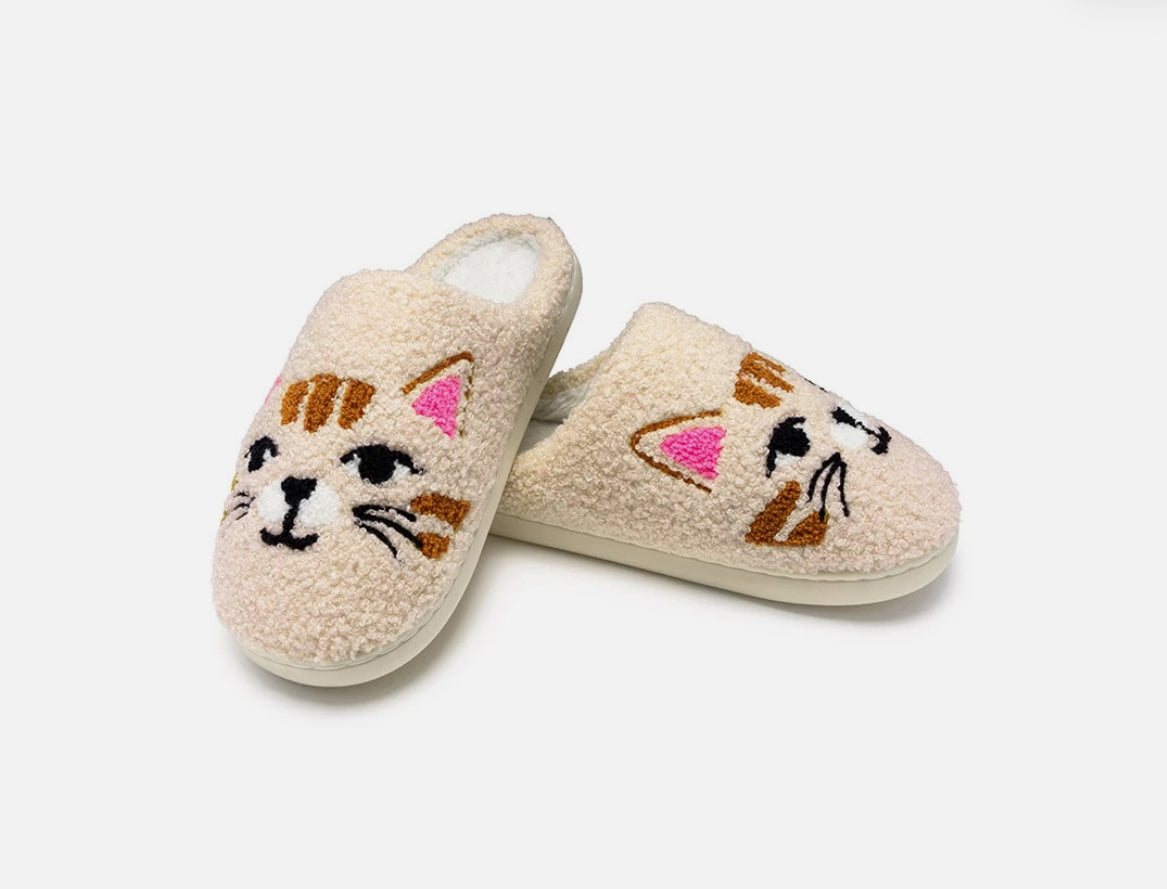 Living Royal "Cat Face" Slippers