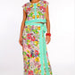 Elizabeth James "Winnifred" Wrap Skirt-Vintage Scarf