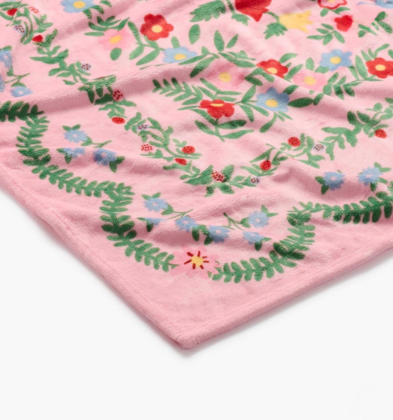 Rifle Paper Co. "Rosette" Fleece Blanket