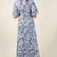 Spartina 449 "Adella" Midi Dress-Flagler Pods Blue