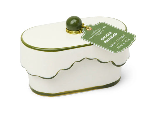 Paddywax Cherie 5.5oz Porcelain Ceramic - Smoked Pistachio