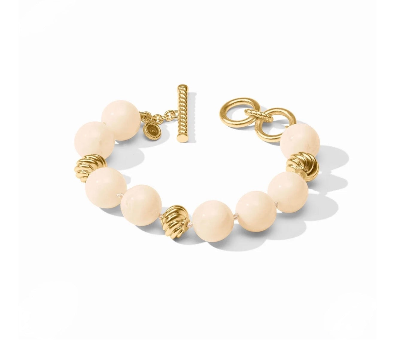 Julie Vos “Ravello” Bracelet-Gold/Ivory