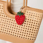 Shiraleah "Strawberry” Beaded Charm/Key Ring