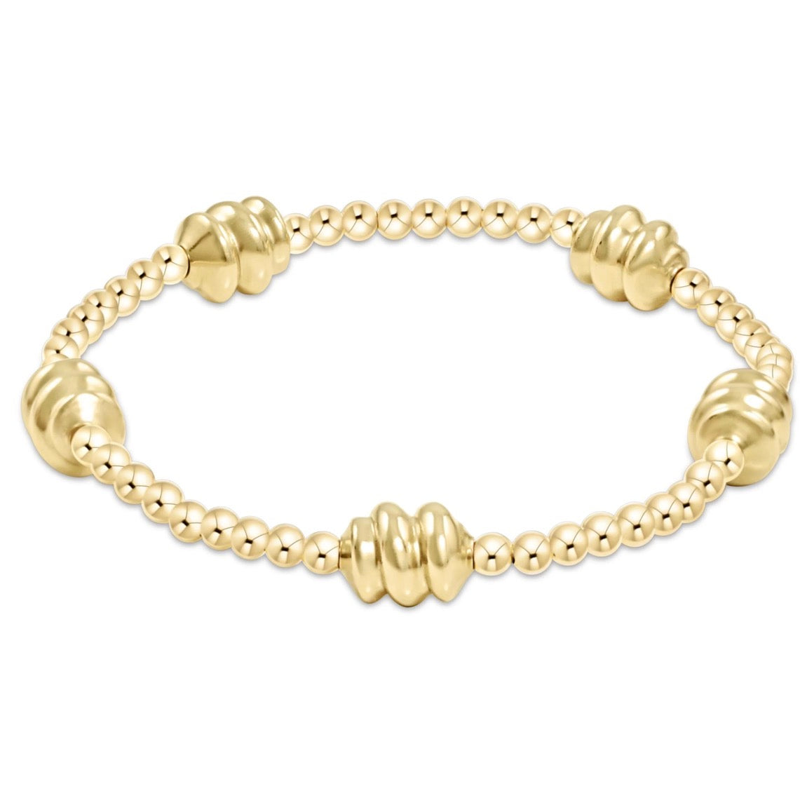 Enewton Extends "Admire" Gold 3mm Bead Bracelet-Gold