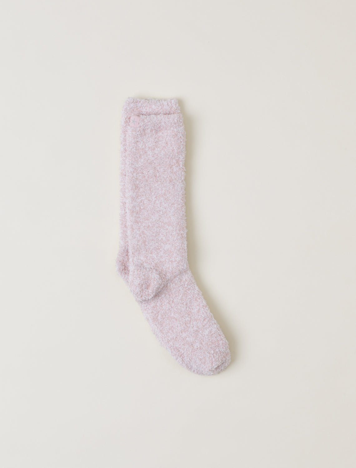 Barefoot Dreams CozyChic® Heathered Women's Socks- Dusty Rose/White (2024)