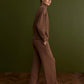Varley “The Wide Leg” 30” Pant- Golden Bronze Marl