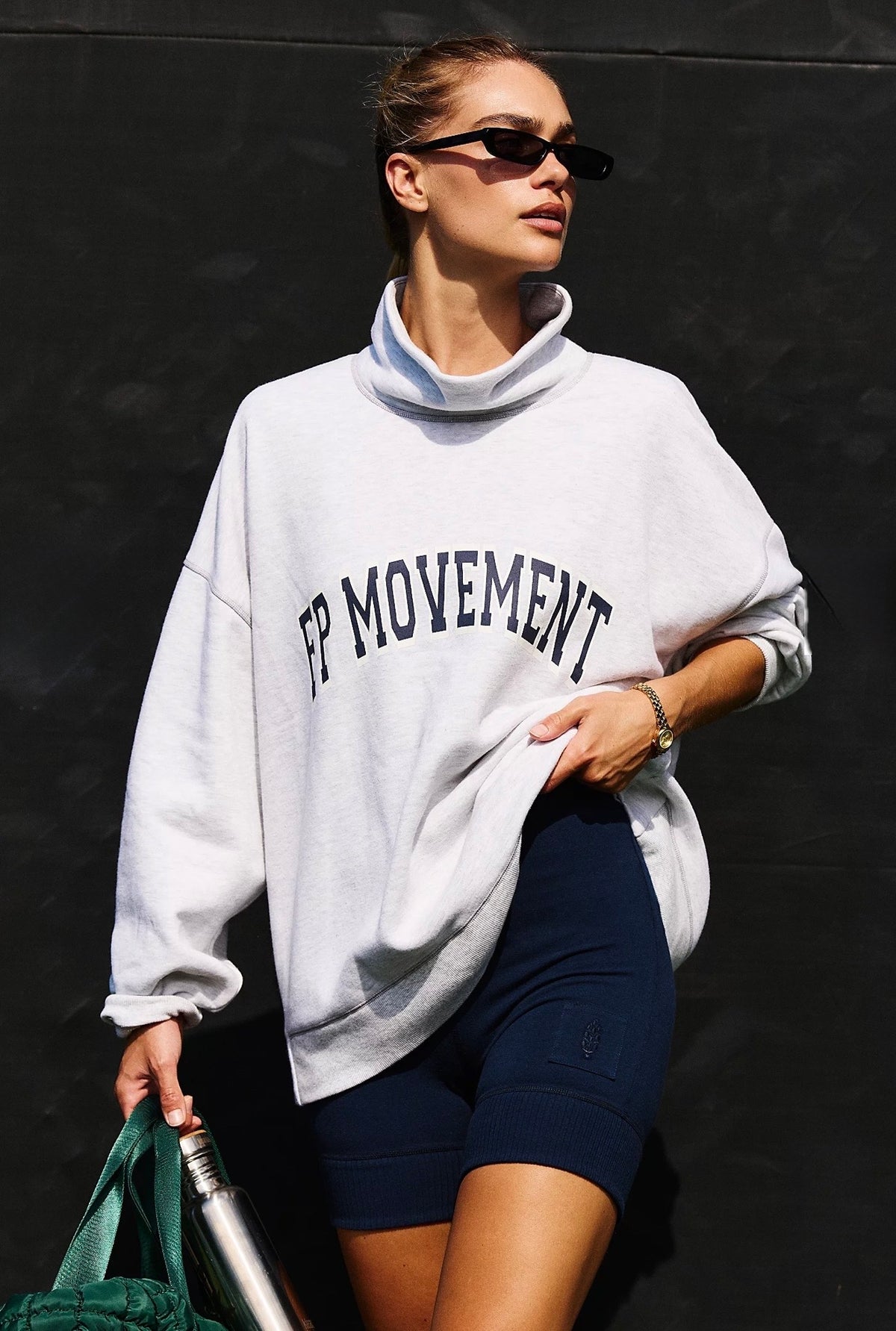 Free People Movement "Victory" Set-Heather Grey/Midnight