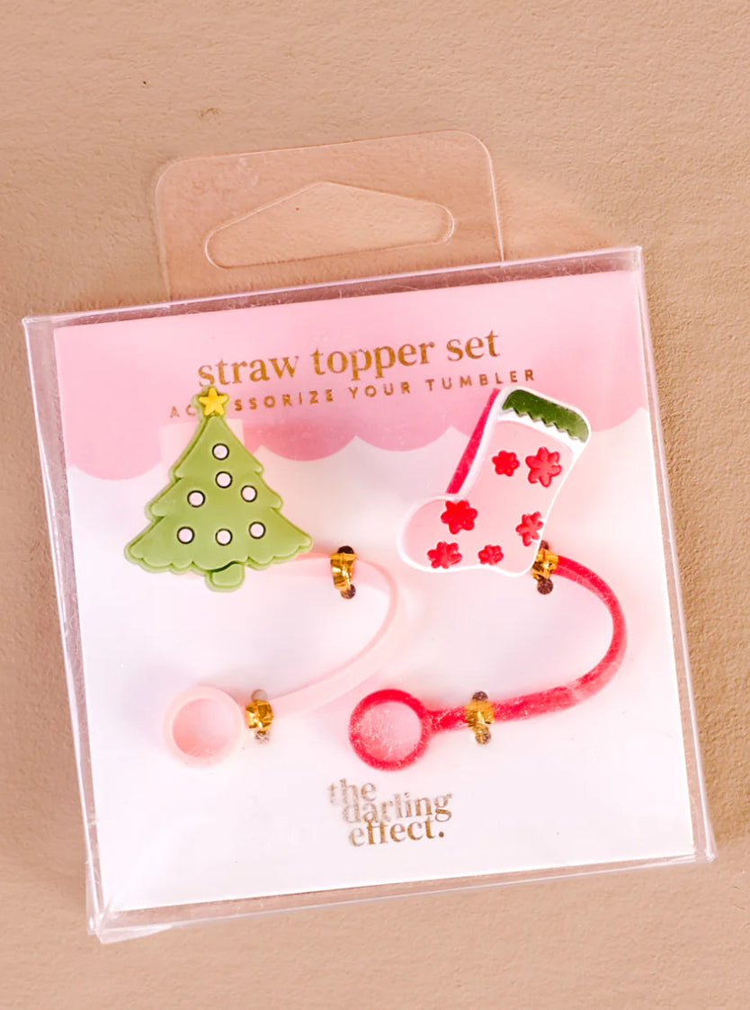 The Darling Effect Straw Topper-Naughty or Nice