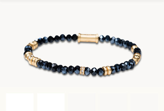 Spartina 449 Stretch Bracelet 4mm-Smoke