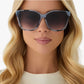 DIFF Eyewear “Gia” Retro Blue Tortoise + Grey Gradient Sunglasses