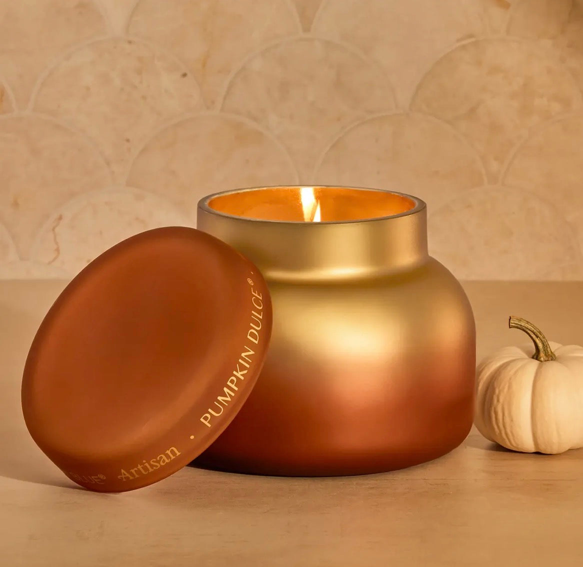 Capri Blue "Pumpkin Dulce" Tuscan Radiance Candle-19oz