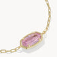 Kendra Scott Elaina Luxe Chain Bracelet -Gold Light Pink CZ