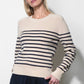 Greylin “Libby” Stripe Sweater- Almond