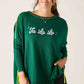 Mersea "Fa La La" Catalina Crewneck-Green