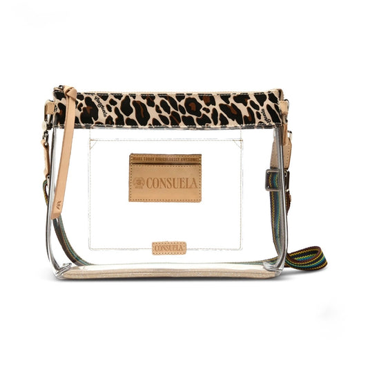 Consuela Downtown Crossbody - Clear Mona