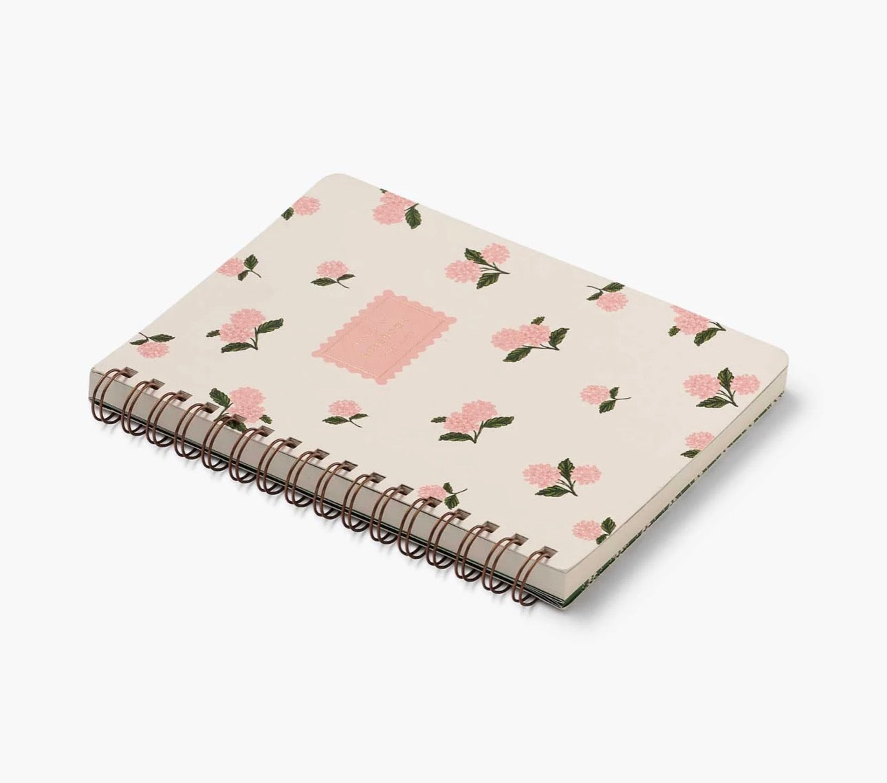 Rifle Paper Co. "Pink Hydrangea" Spiral Notebook