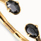 Uno de 50 “Ser Deslumbrante” (be stunning) Bangle Bracelet- Gold/Black