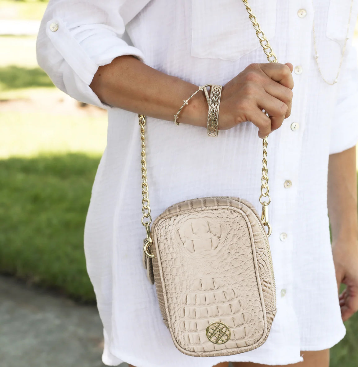 Natalie Wood Designs "Grace" Crossbody-Sahara