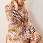 Printfresh "Bagheera" Eco Satin Robe-Blush