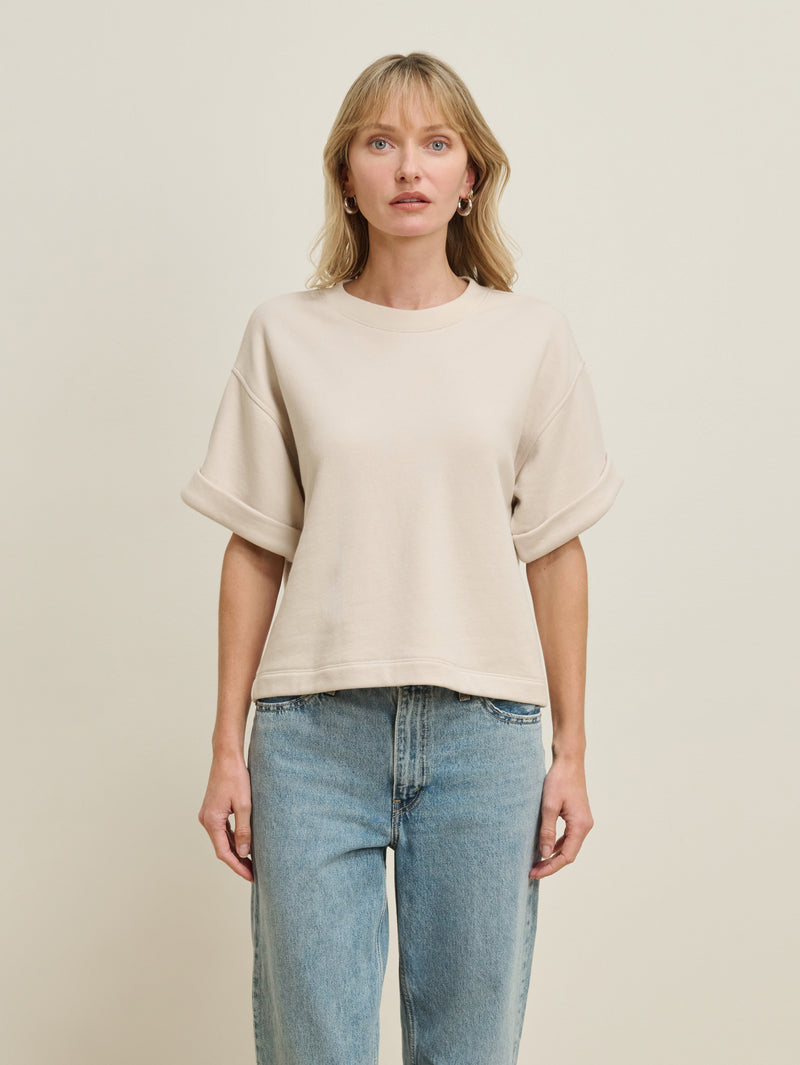 Nation "Bane" Sweatshirt Tee-Champagne
