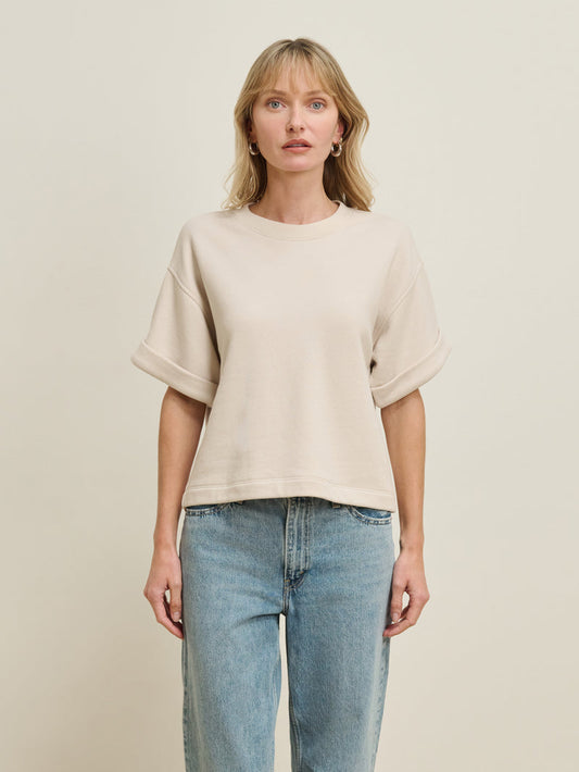 Nation "Bane" Sweatshirt Tee-Champagne