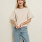Nation "Bane" Sweatshirt Tee-Champagne